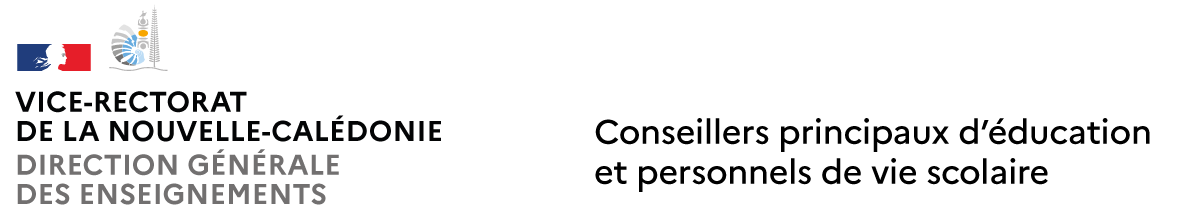 Site des CPE et des personnels de vie scolaire - Vice-rectorat de la Nouvelle-Calédonie